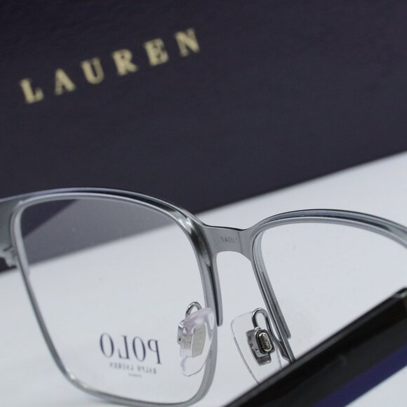 Polo Ralph Laurent PH1219 9266 Rectangle Eyeglasses - Semishiny Gunmetal 56mm - Picture 4 of 9
